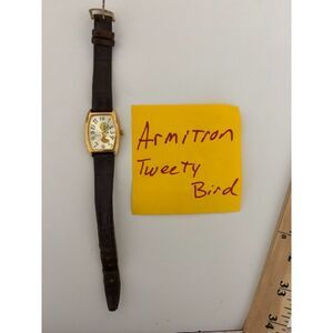 Armitron Tweety Bird collectible watch with black band